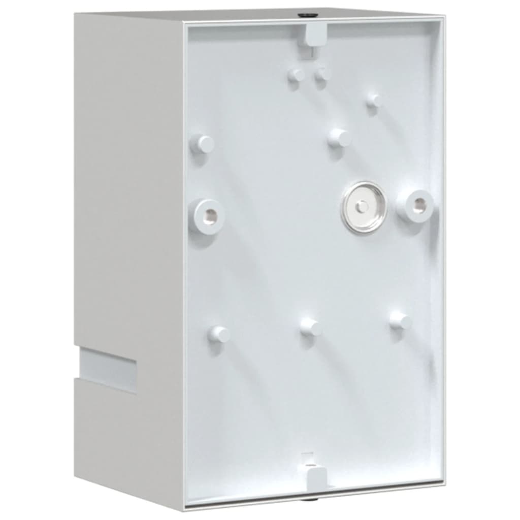 vidaXL Φωτιστικό Τοίχου Εξωτερικού Χώρου Ασημί από Ανοξείδωτο Ατσάλι