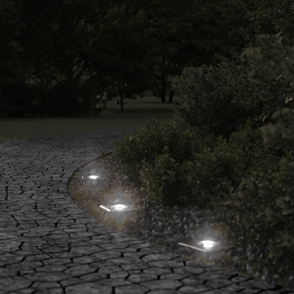 vidaXL Φωτιστικό Δαπ. Εξ.Χώρου Τετρ. Μαύρο 10,5x10,5 εκ Χυτό Αλουμίνιο