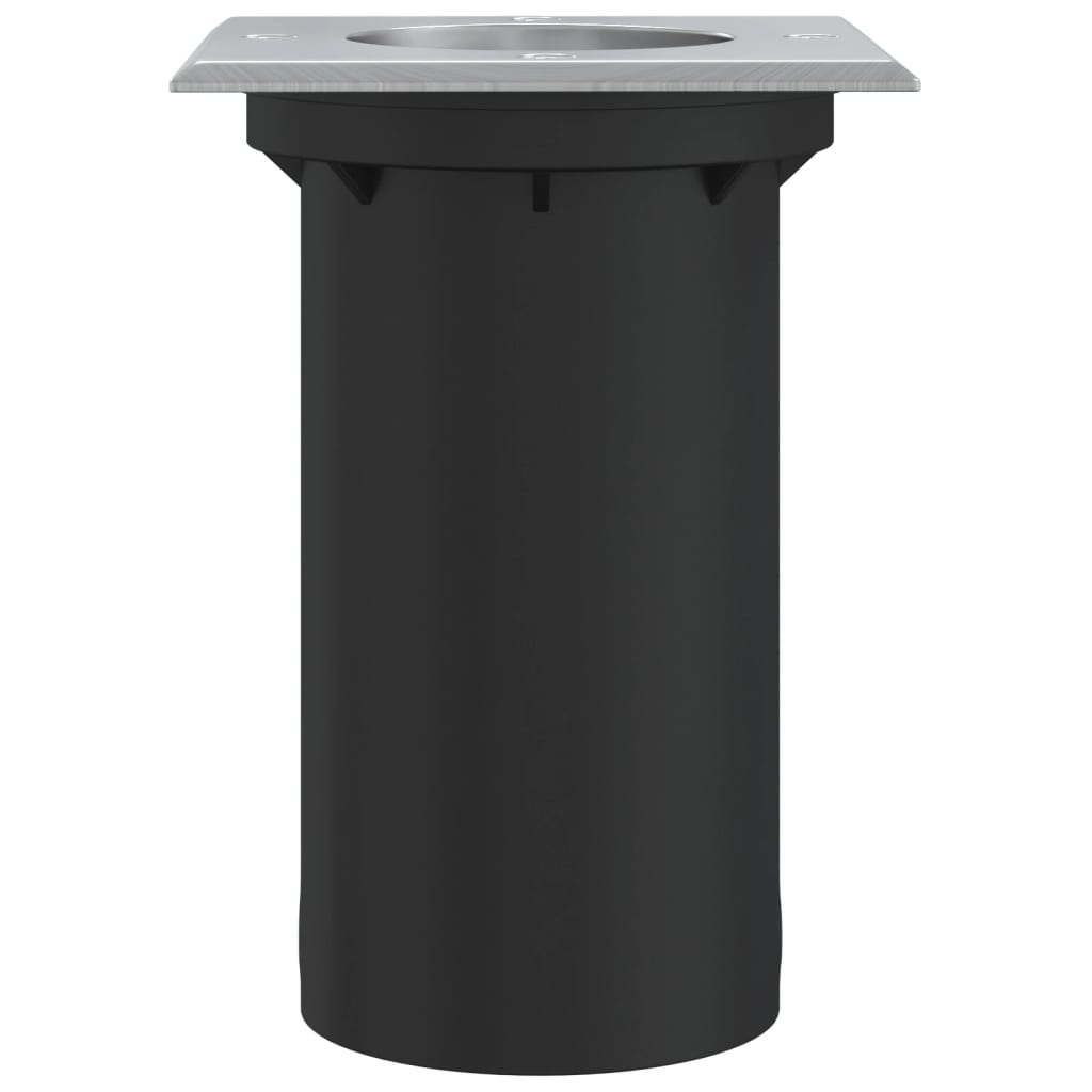 vidaXL Φωτιστικό Δαπ. Εξ.Χώρου Τετρ. Μαύρο 10,5x10,5 εκ Χυτό Αλουμίνιο