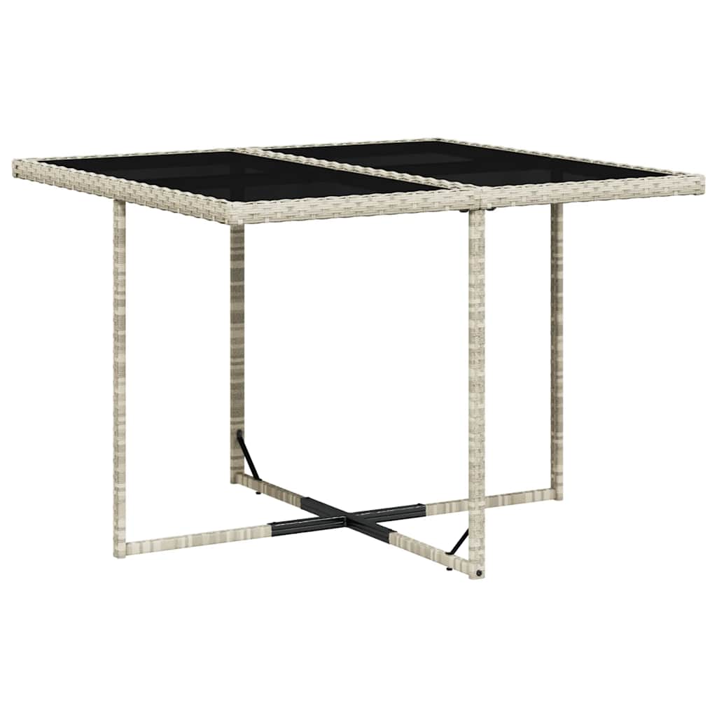 vidaXL Σετ Τραπεζαρίας Κήπου 9 τεμ. Αν. Γκρι Συνθ. Ρατάν με Μαξιλάρια