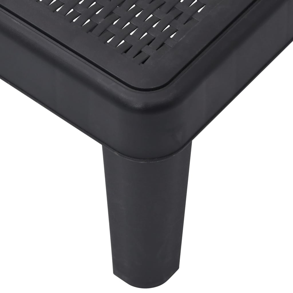 vidaXL Ξαπλώστρα Ρυθμιζόμενη σε 4 Ύψη 155,5x57x28 εκ. Πολυπροπυλένιο