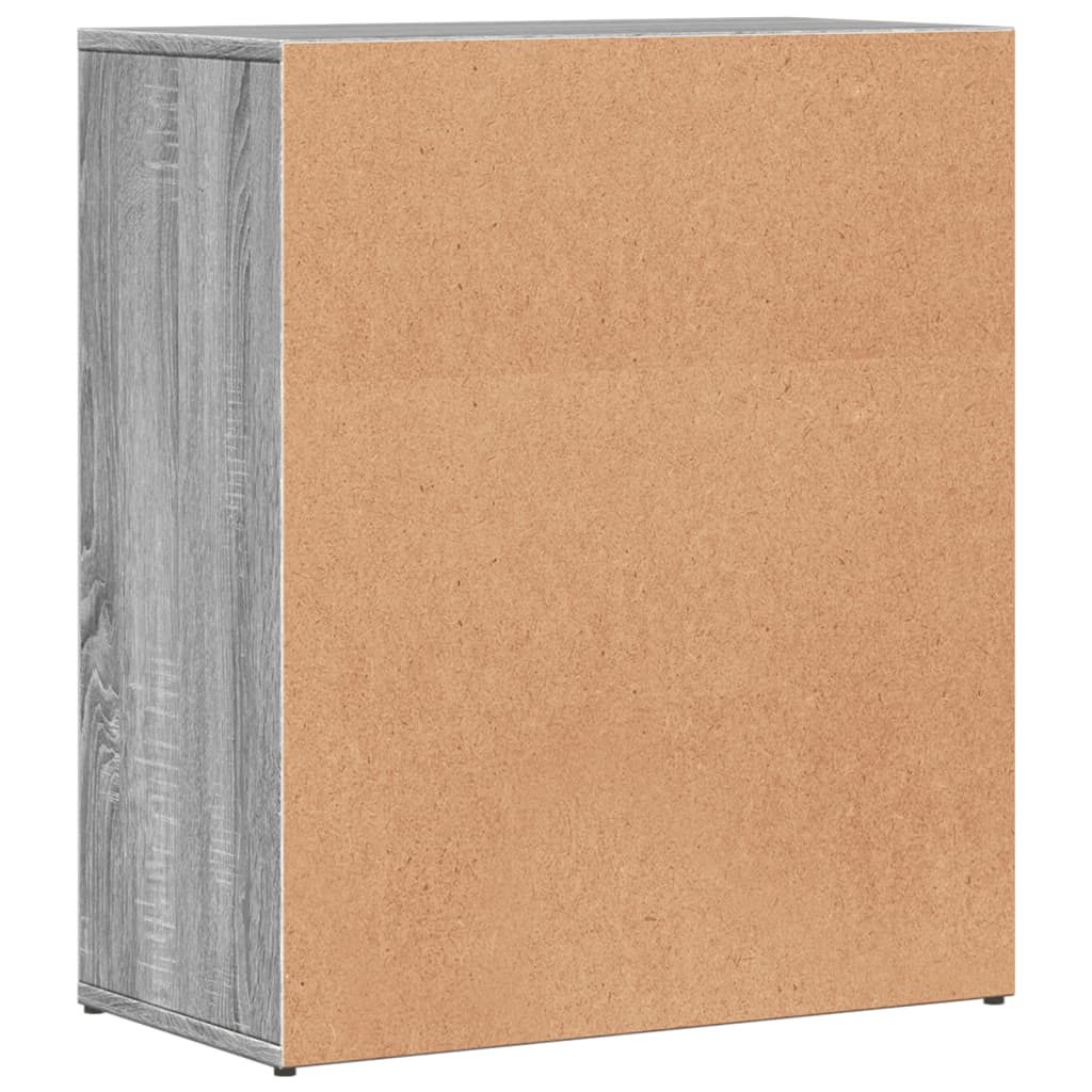 vidaXL Βοηθητικά Ντουλάπια 2 τεμ. Γκρι Sonoma 60x31x70 εκ. Επεξ. Ξύλο