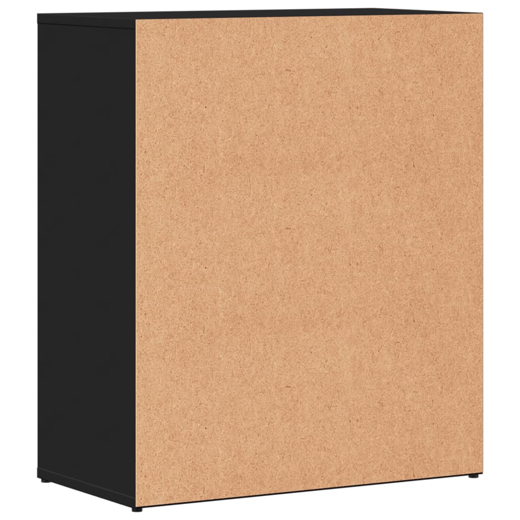vidaXL Βοηθητικά Ντουλάπια 2 τεμ. Μαύρο 60x31x70 εκ. Επεξεργ. Ξύλο