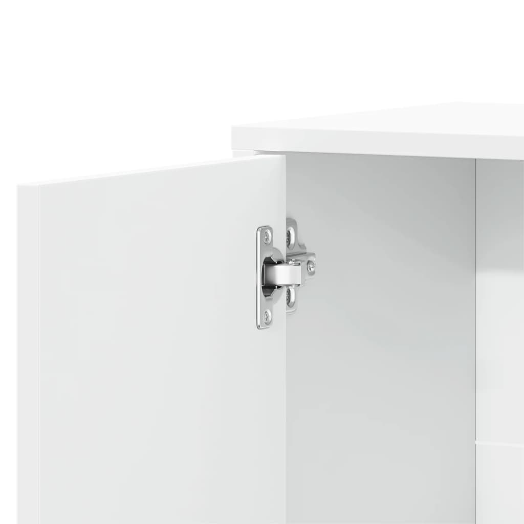 vidaXL Βοηθητικά Ντουλάπια 2 τεμ. Λευκά 60x31x70 εκ. Επεξεργ. Ξύλο