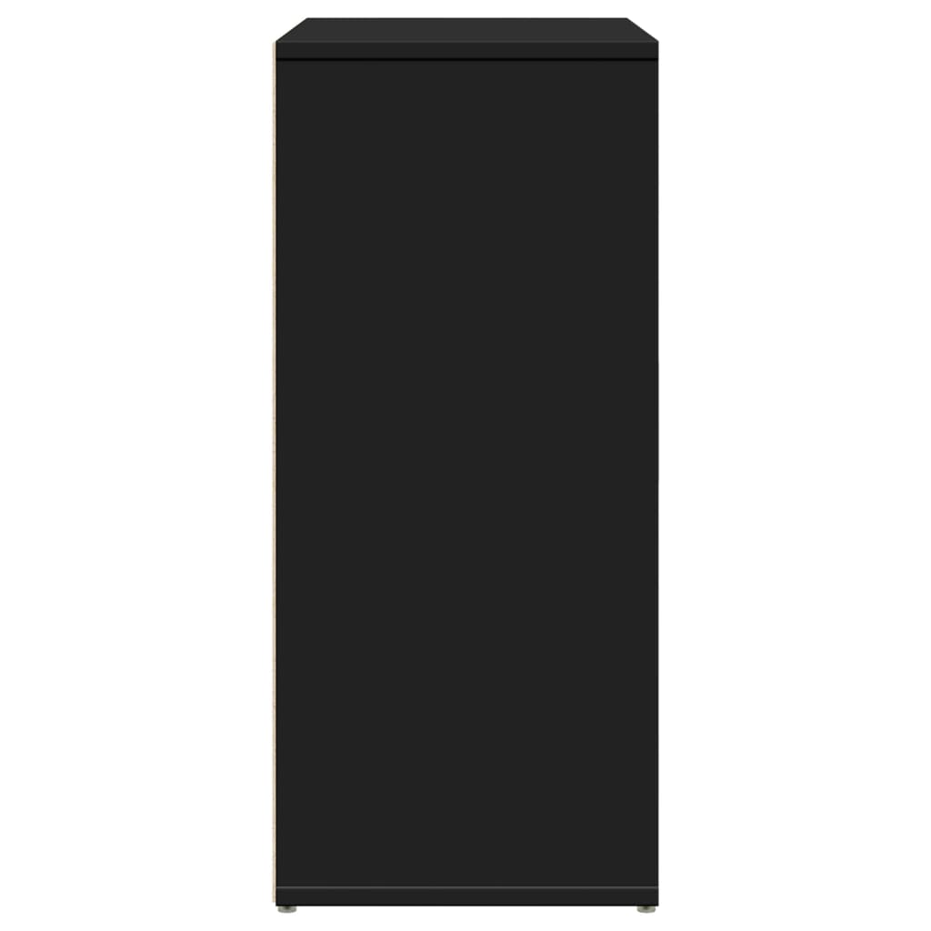 vidaXL Βοηθητικά Ντουλάπια 2 τεμ. Μαύρο 60x31x70 εκ. Επεξεργ. Ξύλο