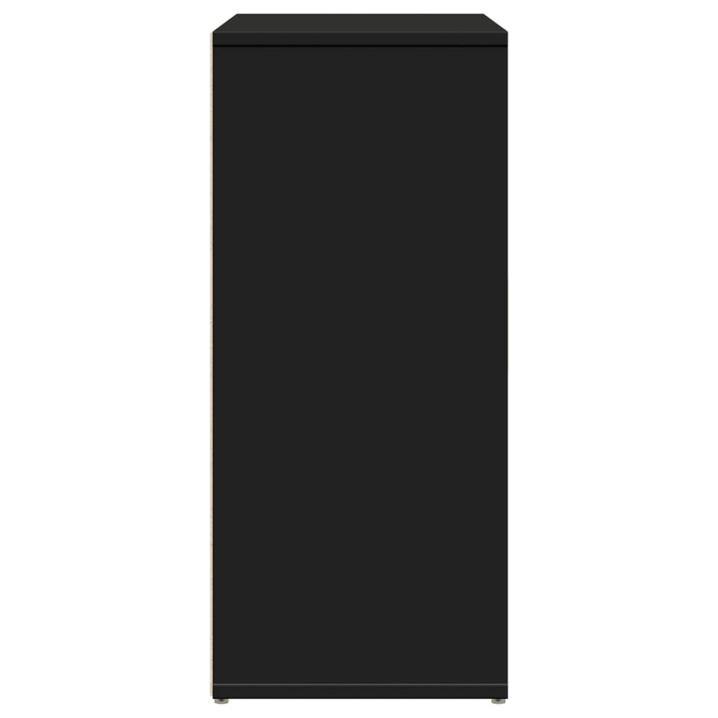 vidaXL Βοηθητικά Ντουλάπια 2 τεμ. Μαύρο 60x31x70 εκ. Επεξεργ. Ξύλο