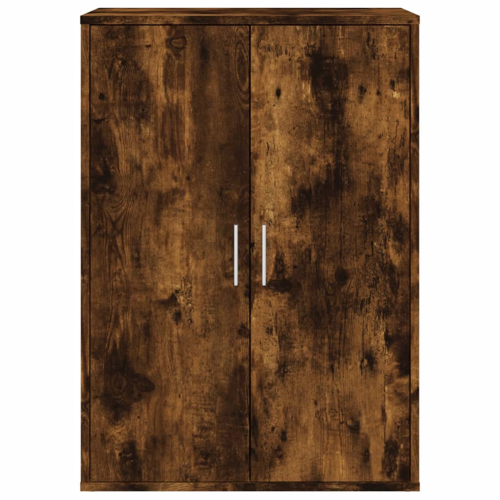 vidaXL Βοηθητικά Ντουλάπια 2 τεμ. Καπνιστή Δρυς 60x31x84εκ. Επεξ. Ξύλο