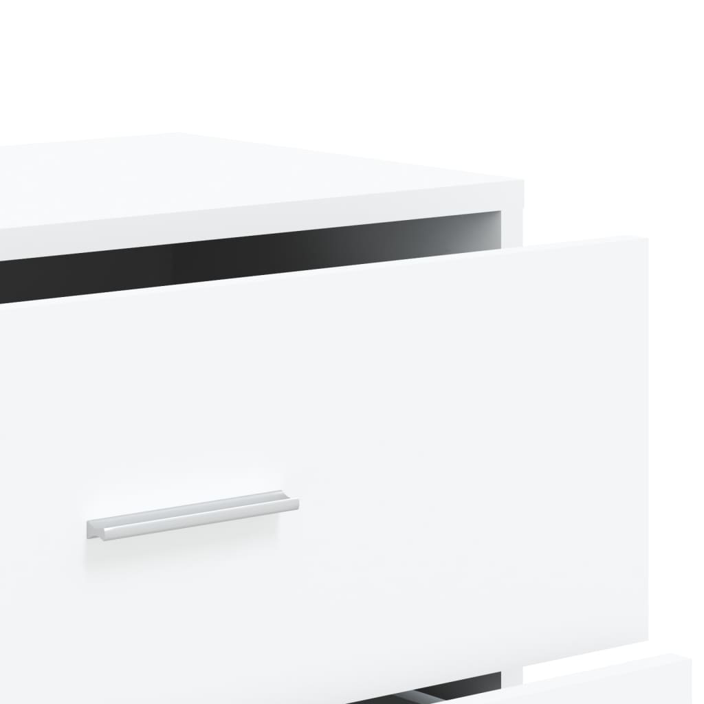 vidaXL Βοηθητικά Ντουλάπια 3 τεμ. Λευκό 60x31x84 εκ. Επεξεργ. Ξύλο