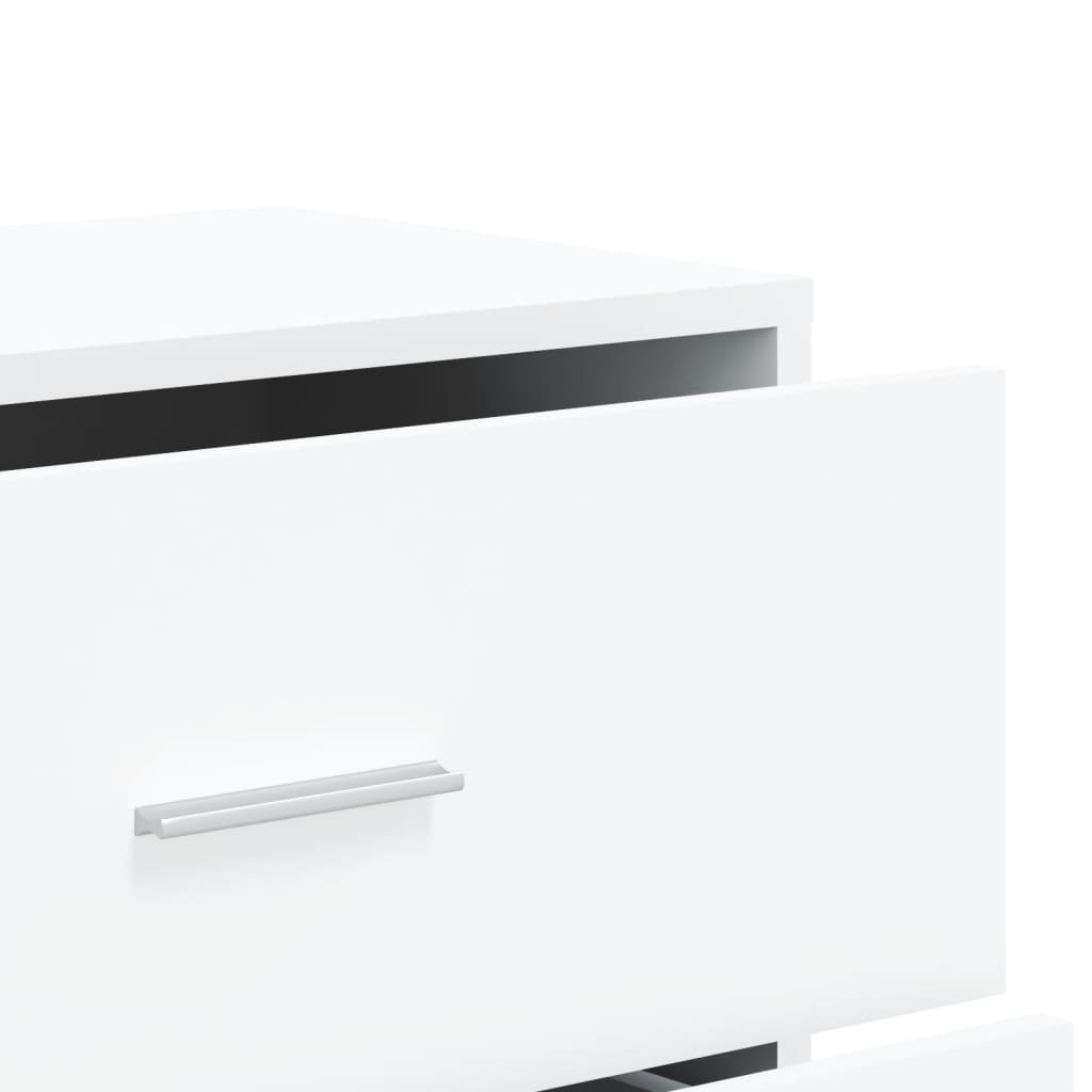 vidaXL Βοηθητικά Ντουλάπια 2 τεμ. Λευκό 60x31x84 εκ. Επεξεργ. Ξύλο