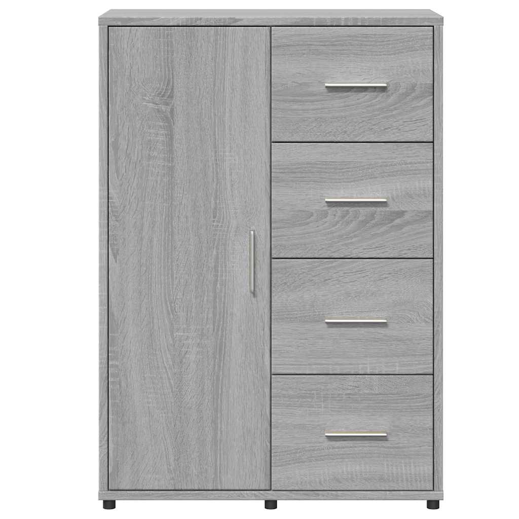 vidaXL Βοηθητικά Ντουλάπια 2 τεμ. Γκρι Sonoma 60x31x84 εκ. Επεξ. Ξύλο