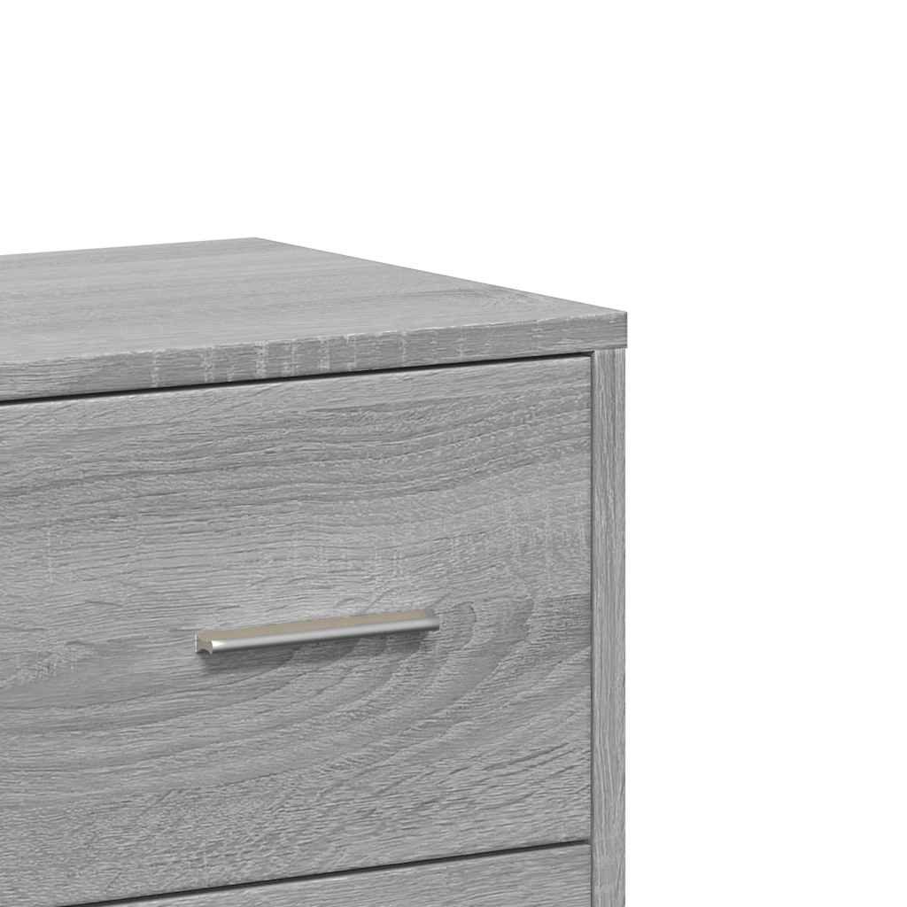vidaXL Βοηθητικά Ντουλάπια 2 τεμ. Γκρι Sonoma 60x31x84 εκ. Επεξ. Ξύλο