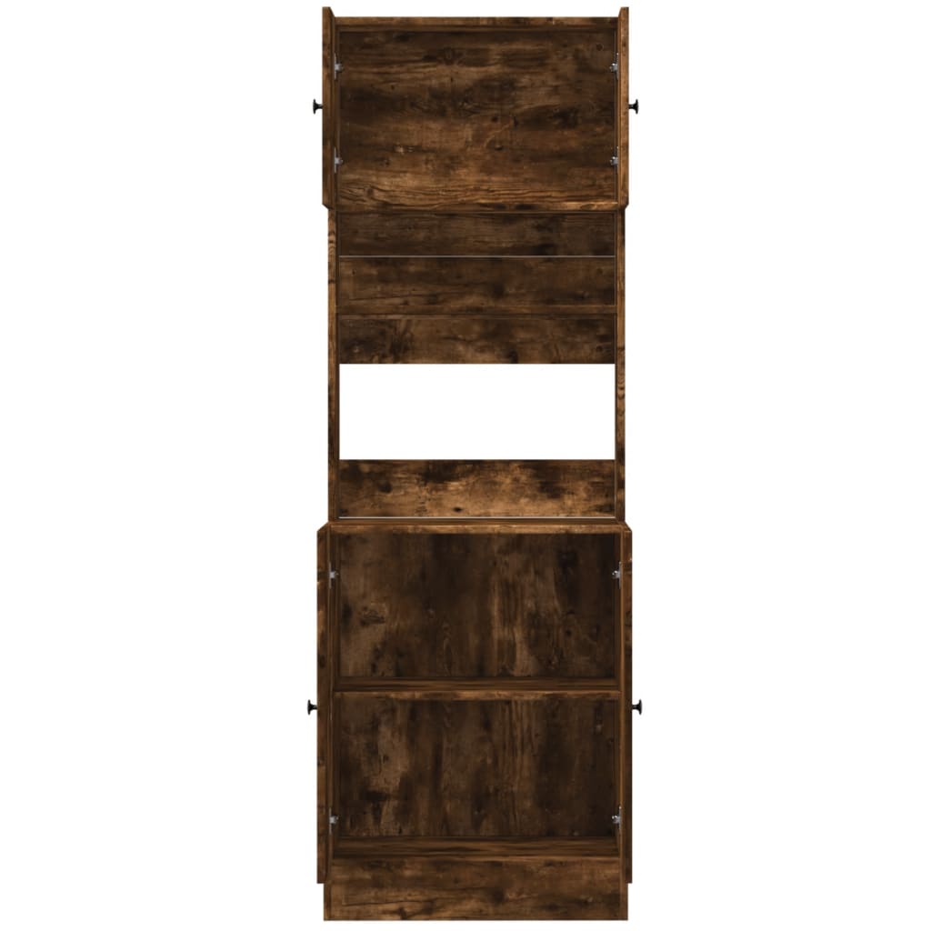 vidaXL Ντουλάπι Κουζίνας Καπνιστή Δρυς 60x50x180 εκ. Επεξεργ. Ξύλο