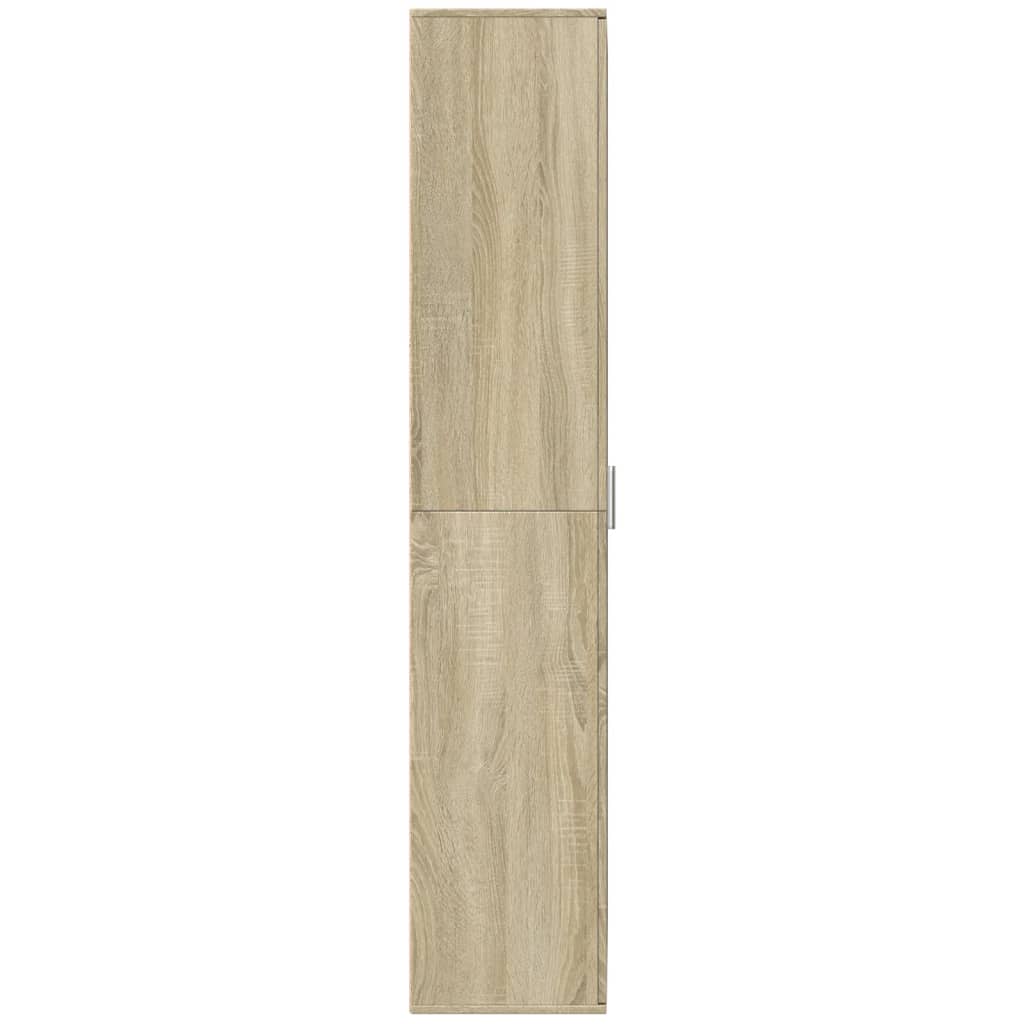 vidaXL Ντουλάπι Sonoma Δρυς 70x35x180 εκ. από Επεξεργασμένο Ξύλο