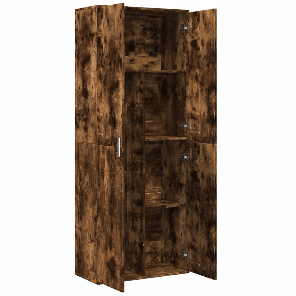 vidaXL Ντουλάπα Καπνιστή Δρυς 70x35x180 εκ. από Επεξεργασμένο Ξύλο