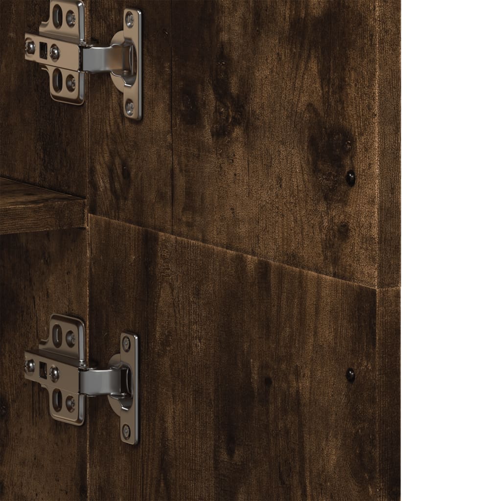 vidaXL Ντουλάπα Καπνιστή Δρυς 70x35x180 εκ. από Επεξεργασμένο Ξύλο