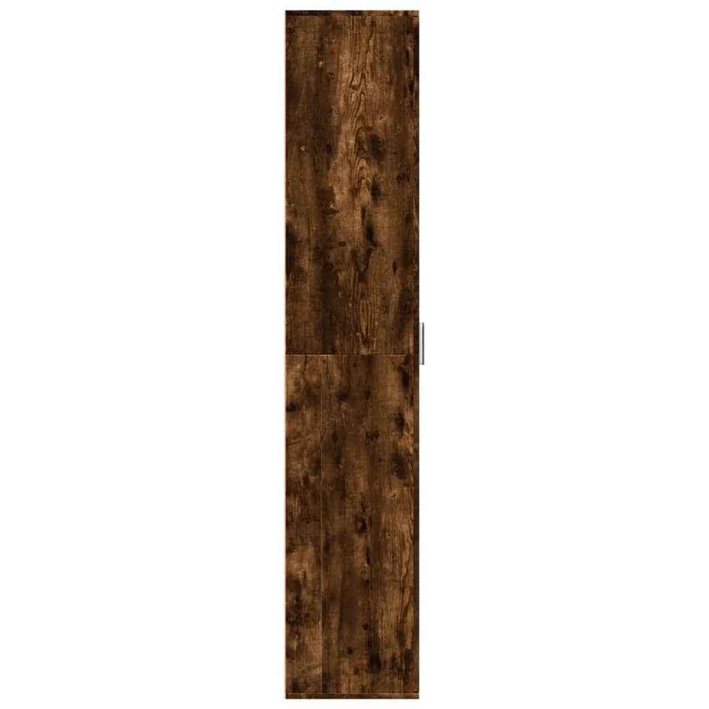 vidaXL Ντουλάπα Καπνιστή δρυς 60 x 35 x 180 εκ. από Επεξ. Ξύλο