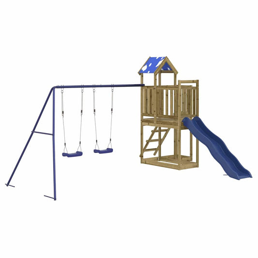 vidaXL Παιδική Χαρά Εξωτερικού Χώρου από Εμποτισμένο Ξύλο Πεύκου