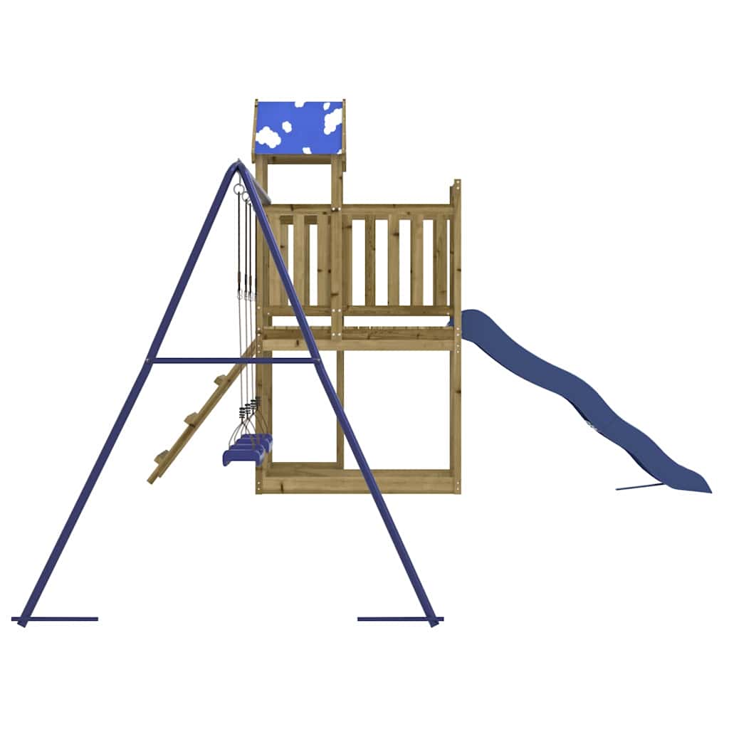 vidaXL Παιδική Χαρά Εξωτερικού Χώρου από Εμποτισμένο Ξύλο Πεύκου