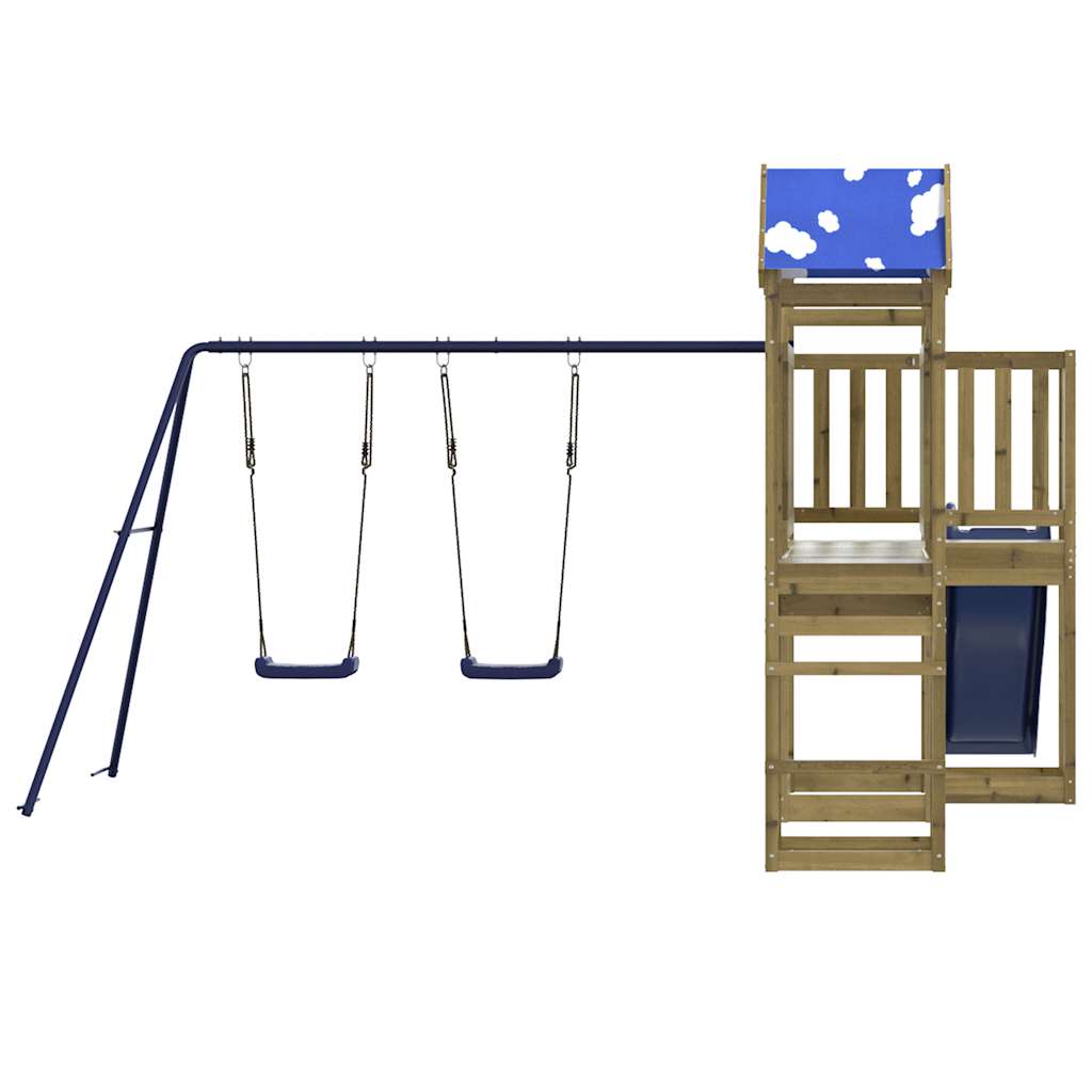 vidaXL Παιδική Χαρά Εξωτερικού Χώρου από Εμποτισμένο Ξύλο Πεύκου