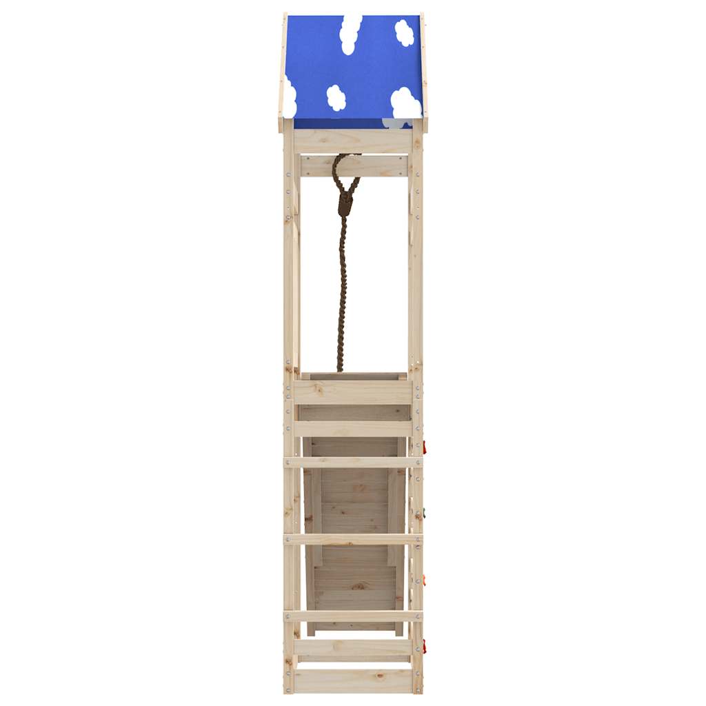 vidaXL Παιδική Χαρά Εξωτερικού Χώρου από Μασίφ Ξύλο Πεύκου