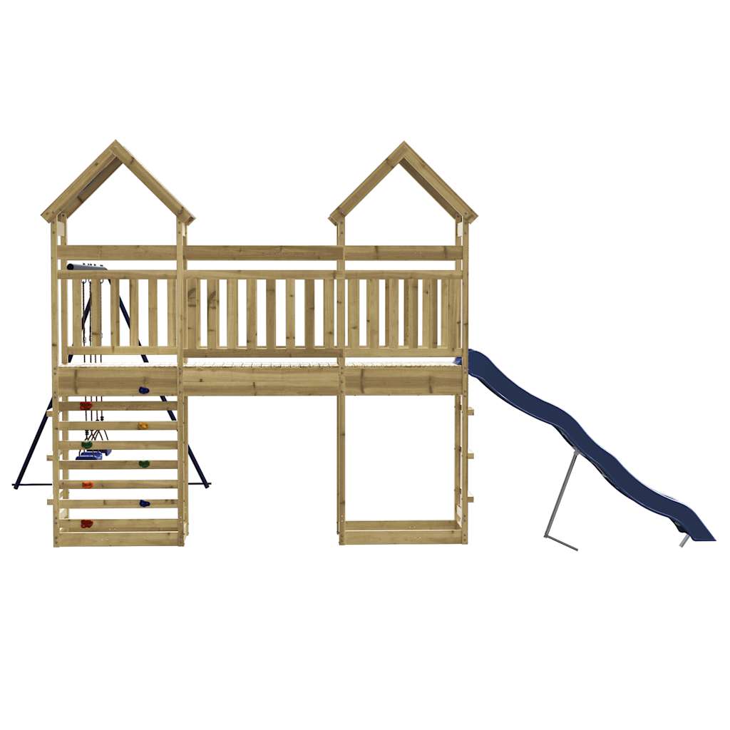 vidaXL Παιδική Χαρά Εξωτερικού Χώρου από Εμποτισμένο Ξύλο Πεύκου