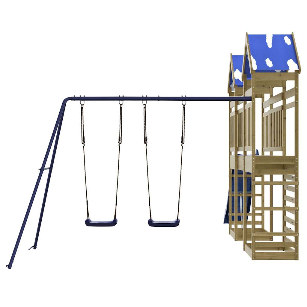 vidaXL Παιδική Χαρά Εξωτερικού Χώρου από Εμποτισμένο Ξύλο Πεύκου