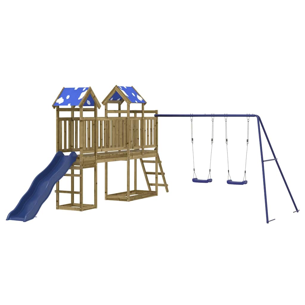 vidaXL Παιδική Χαρά Εξωτερικού Χώρου από Εμποτισμένο Ξύλο Πεύκου