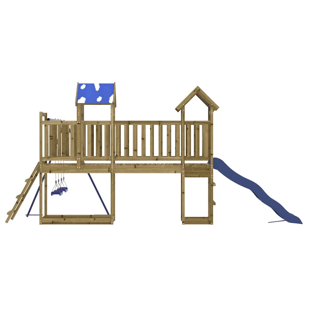 vidaXL Παιδική Χαρά Εξωτερικού Χώρου από Εμποτισμένο Ξύλο Πεύκου