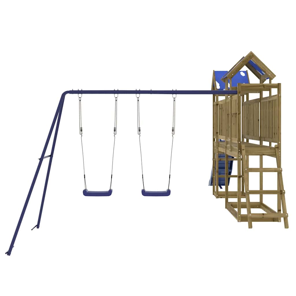 vidaXL Παιδική Χαρά Εξωτερικού Χώρου από Εμποτισμένο Ξύλο Πεύκου