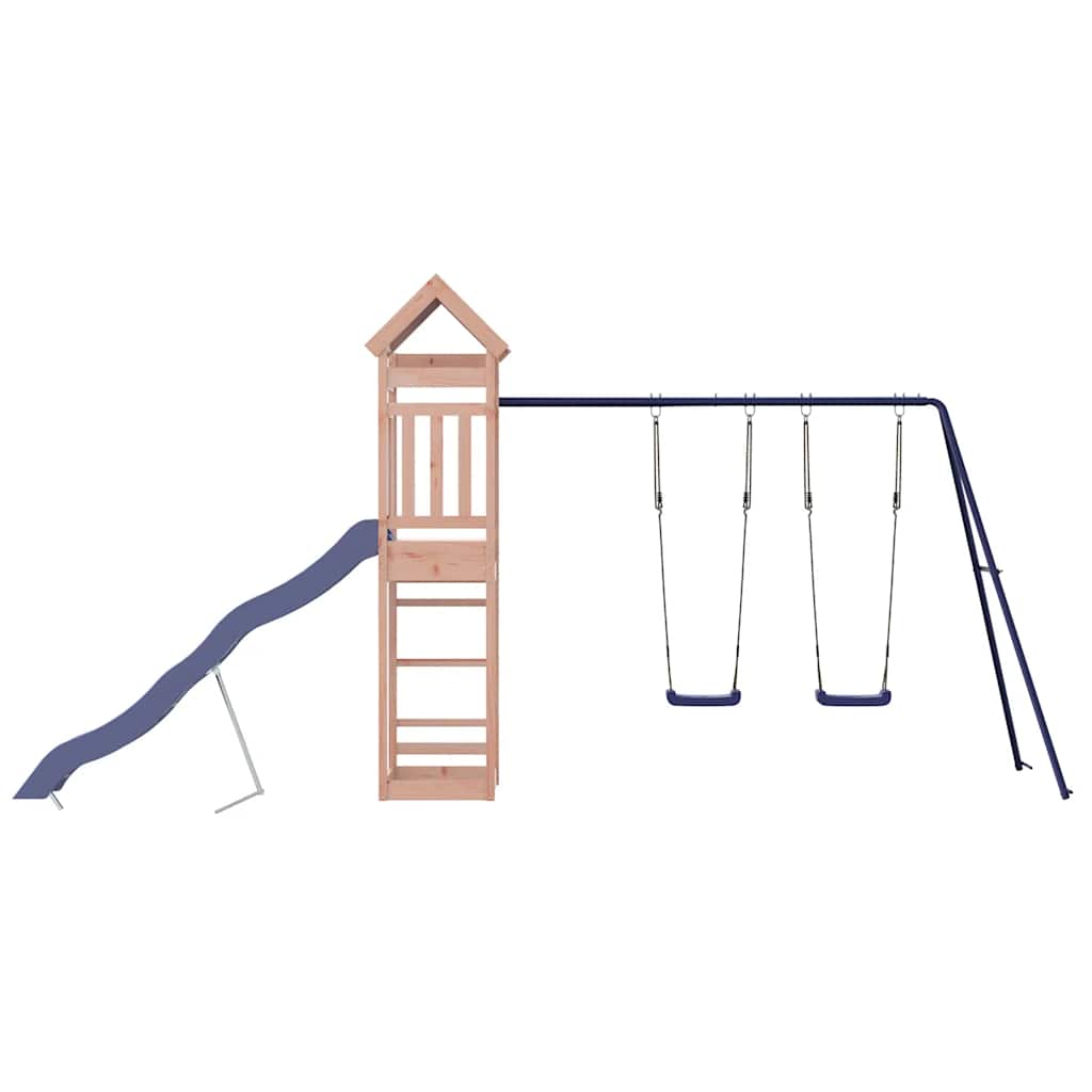 vidaXL Παιδική Χαρά Εξωτερικού Χώρου από Μασίφ Ξύλο Ψευδοτσούγκας