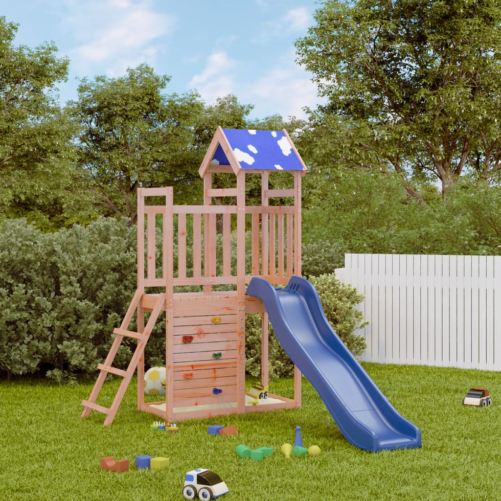 vidaXL Παιδική Χαρά Εξωτερικού Χώρου από Μασίφ Ξύλο Ψευδοτσούγκας