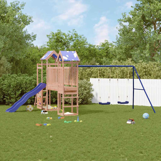 vidaXL Παιδική Χαρά Εξωτερικού Χώρου από Μασίφ Ξύλο Ψευδοτσούγκας