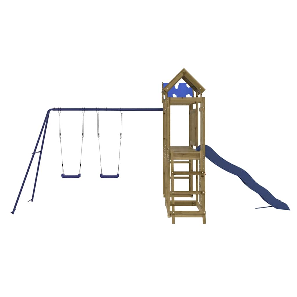 vidaXL Παιδική Χαρά Εξωτερικού Χώρου από Εμποτισμένο Ξύλο Πεύκου