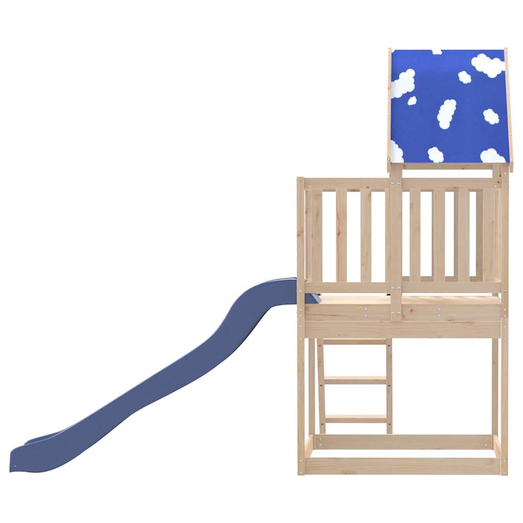 vidaXL Παιδική Χαρά Εξωτερικού Χώρου από Μασίφ Ξύλο Πεύκου