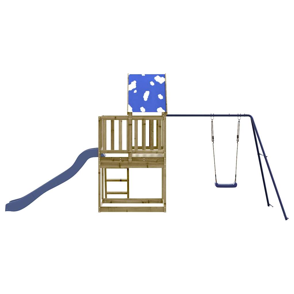 vidaXL Παιδική Χαρά Εξωτερικού Χώρου από Εμποτισμένο Ξύλο Πεύκου