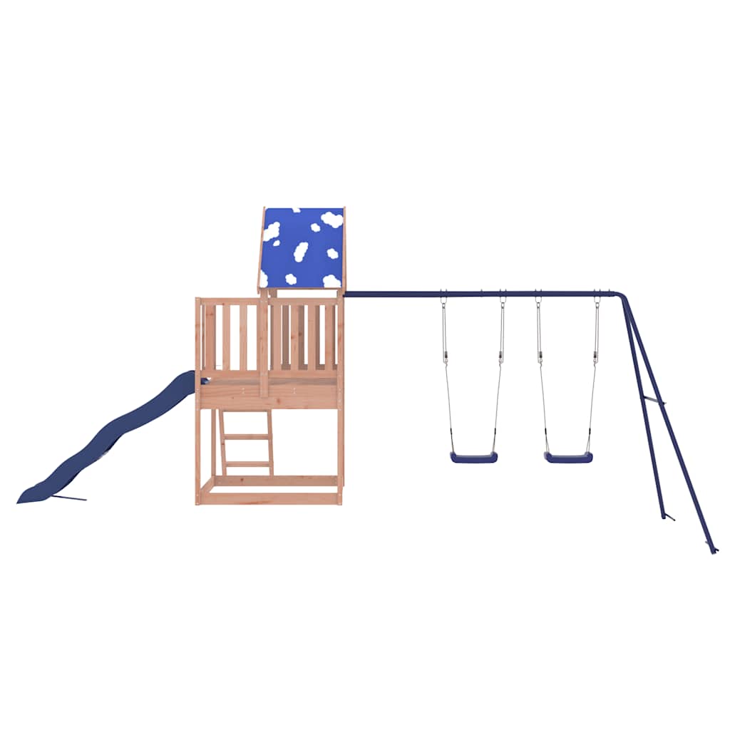 vidaXL Παιδική Χαρά Εξωτερικού Χώρου από Μασίφ Ξύλο Ψευδοτσούγκας