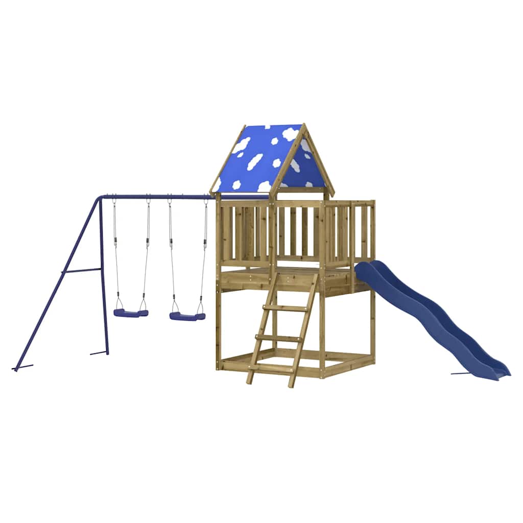 vidaXL Παιδική Χαρά Εξωτερικού Χώρου από Εμποτισμένο Ξύλο Πεύκου