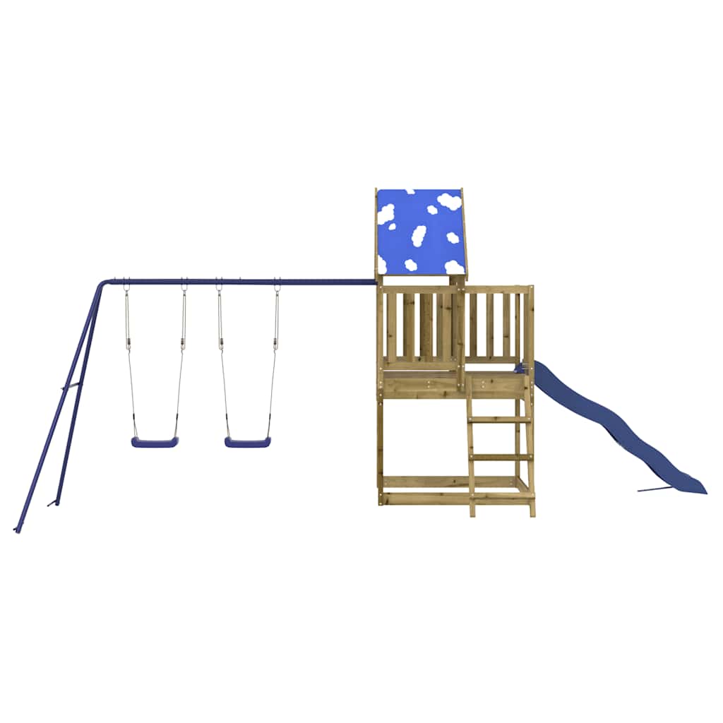 vidaXL Παιδική Χαρά Εξωτερικού Χώρου από Εμποτισμένο Ξύλο Πεύκου