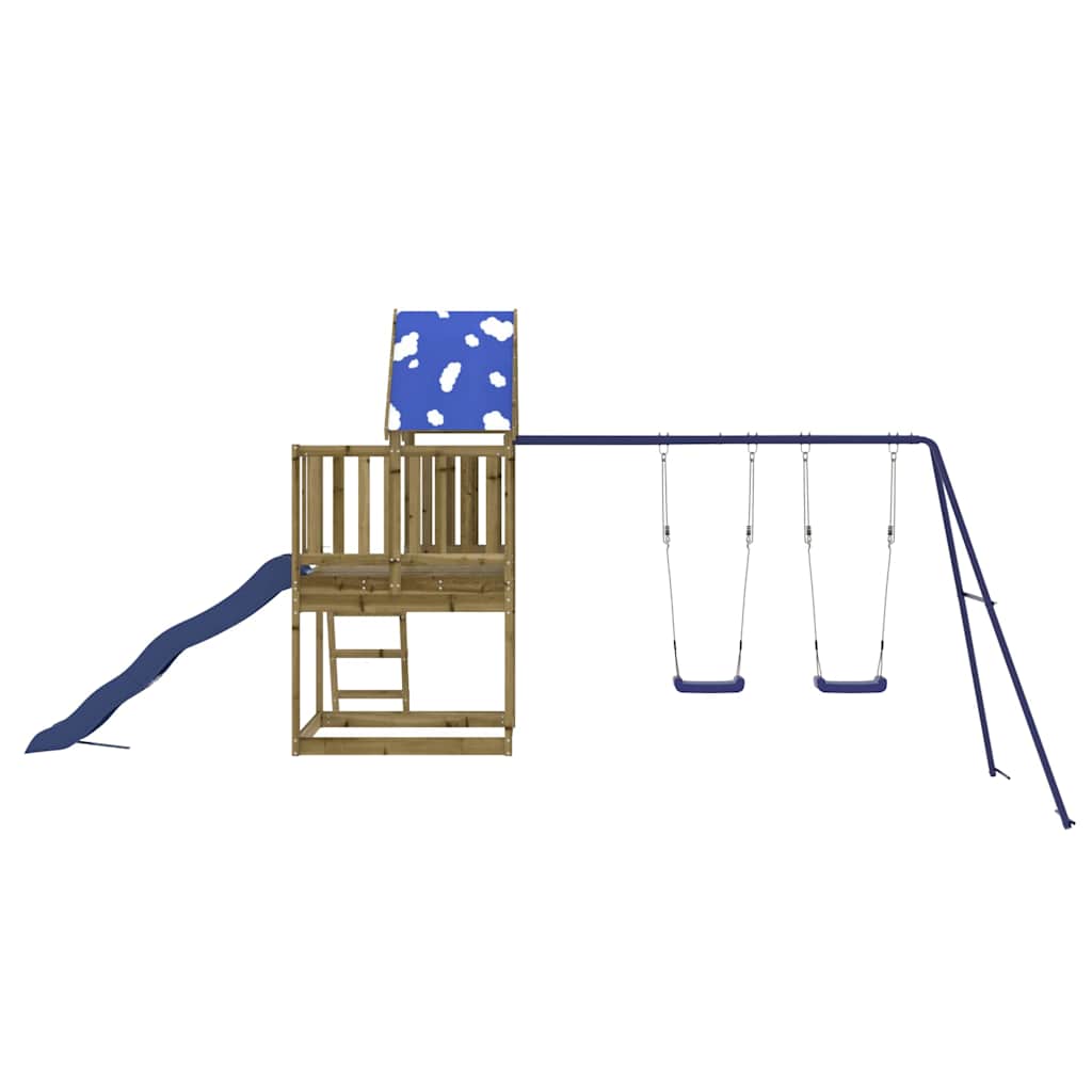 vidaXL Παιδική Χαρά Εξωτερικού Χώρου από Εμποτισμένο Ξύλο Πεύκου