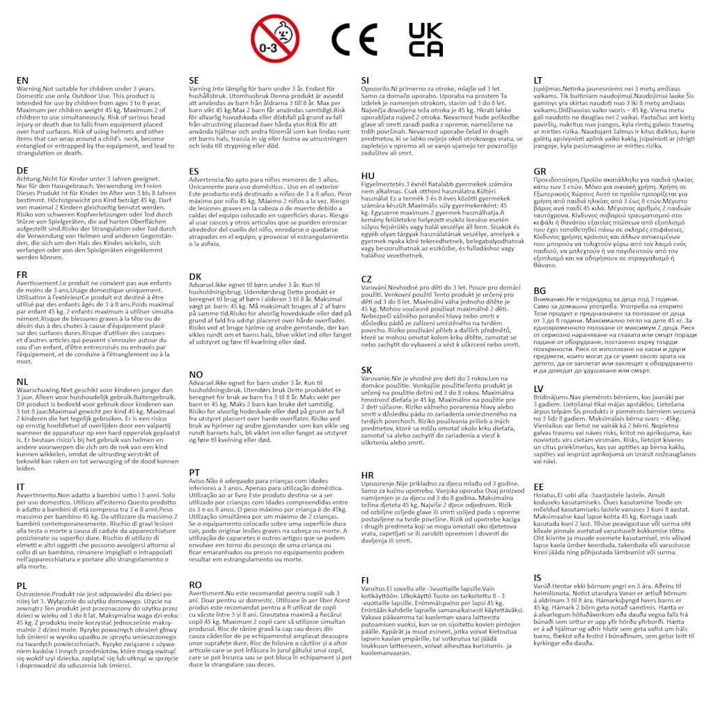 vidaXL Παιδική Χαρά Εξωτερικού Χώρου από Μασίφ Ξύλο Ψευδοτσούγκας