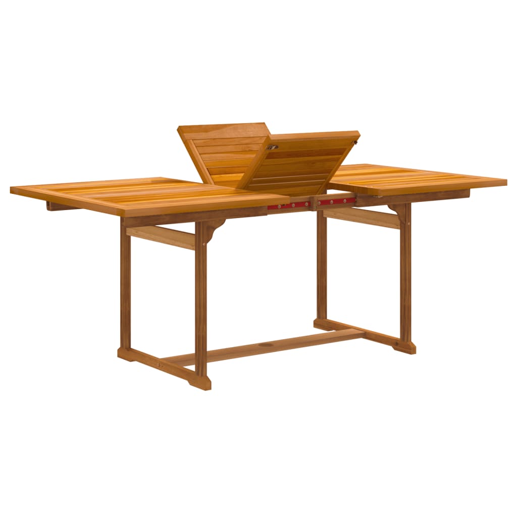 vidaXL Σετ Τραπεζαρίας Κήπου 5 Τεμαχίων Μασίφ Ξύλο Ακακίας / Τεξτιλίνη