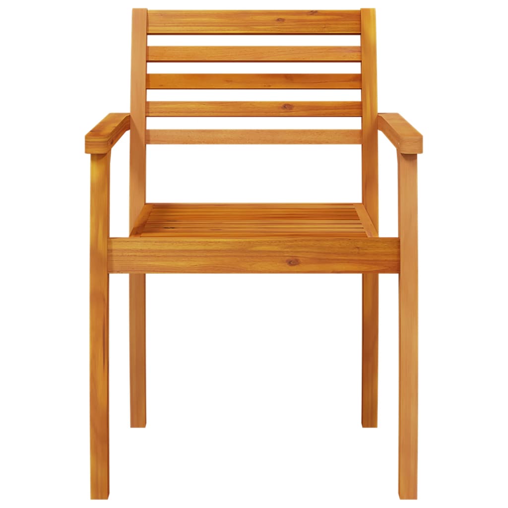 vidaXL Καρέκλες Κήπου 8 τεμ. 59x55x85 εκ. από Μασίφ Ξύλο Ακακίας