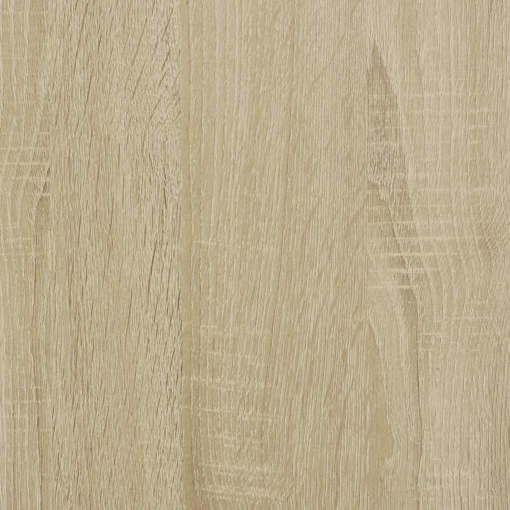 vidaXL Πλαίσιο Κρεβατιού Sonoma Δρυς 120x200 εκ. Επεξ. Ξύλο & Μέταλλο