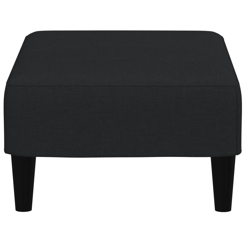 vidaXL Υποπόδιο Μαύρο 77x55x31 εκ. Βελούδινο