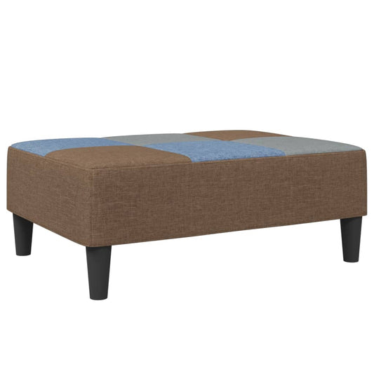 vidaXL Υποπόδιο με Σχέδιο Patchwork 77x55x31 εκ. Υφασμάτινο