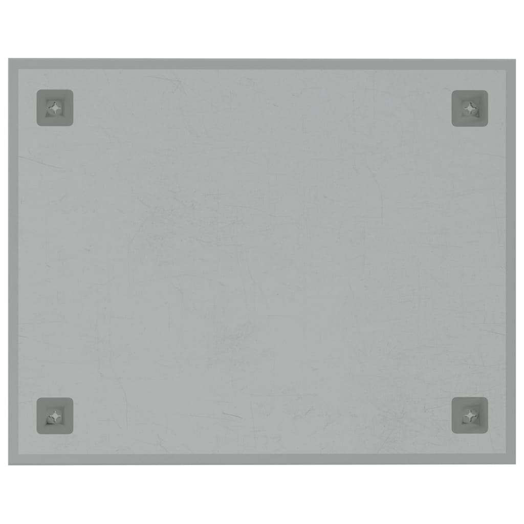 vidaXL Πίνακας Επιτοίχιος Μαγνητικός Λευκός 50 x 40 εκ. Ψημένο Γυαλί