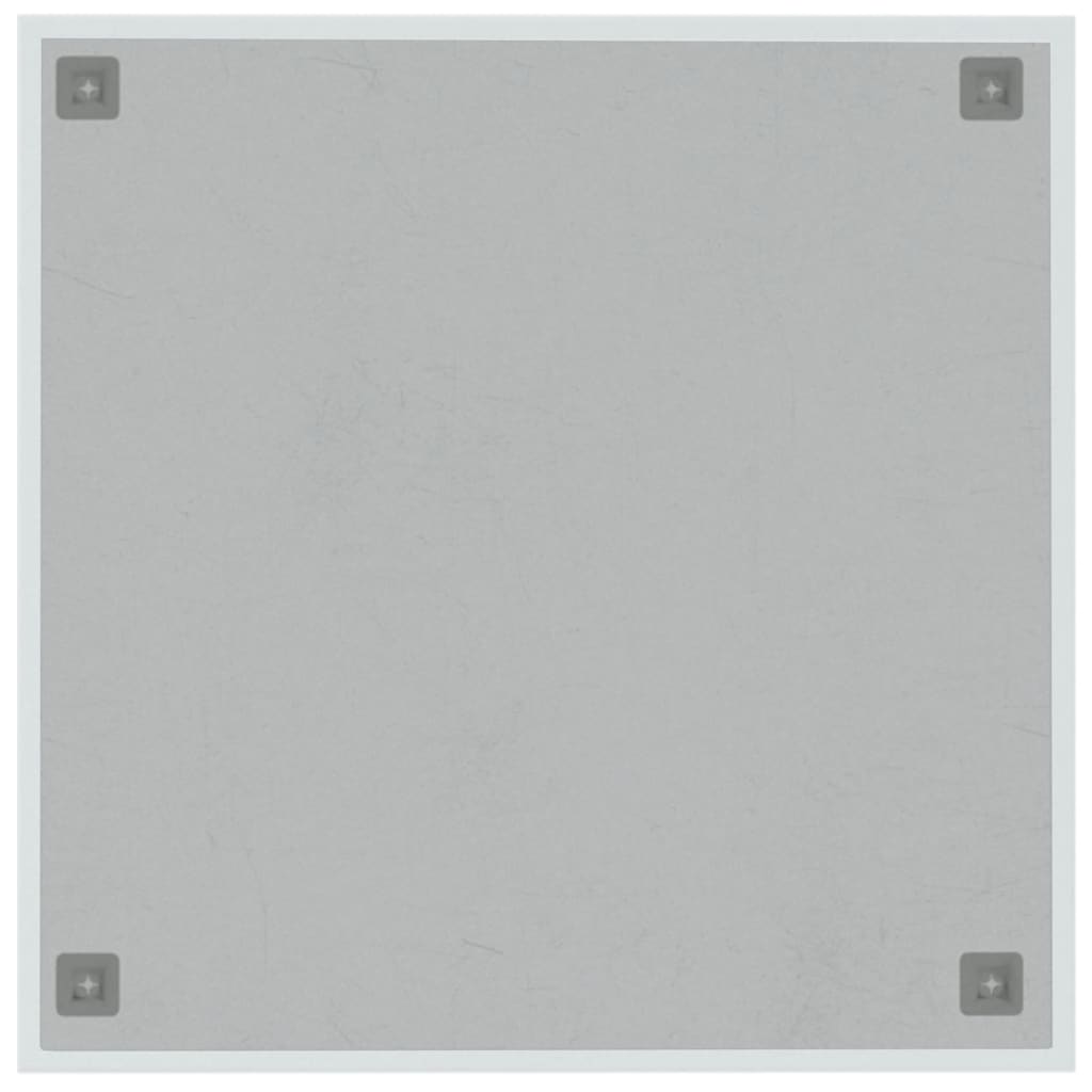 vidaXL Πίνακας Επιτοίχιος Μαγνητικός Λευκός 60 x 60 εκ. Ψημένο Γυαλί