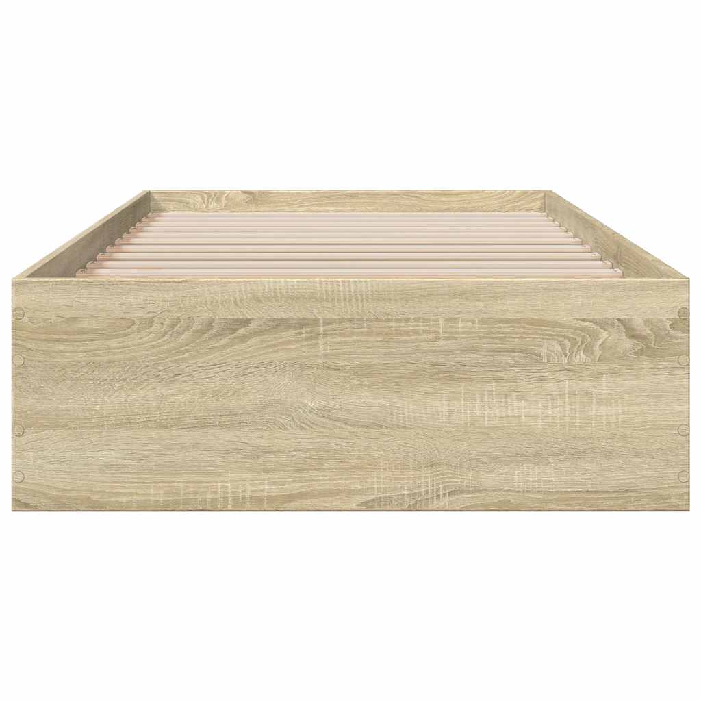 vidaXL Πλαίσιο Κρεβατιού με συρτάρια Sonoma Δρυς 100x200εκ. Επεξ. Ξύλο