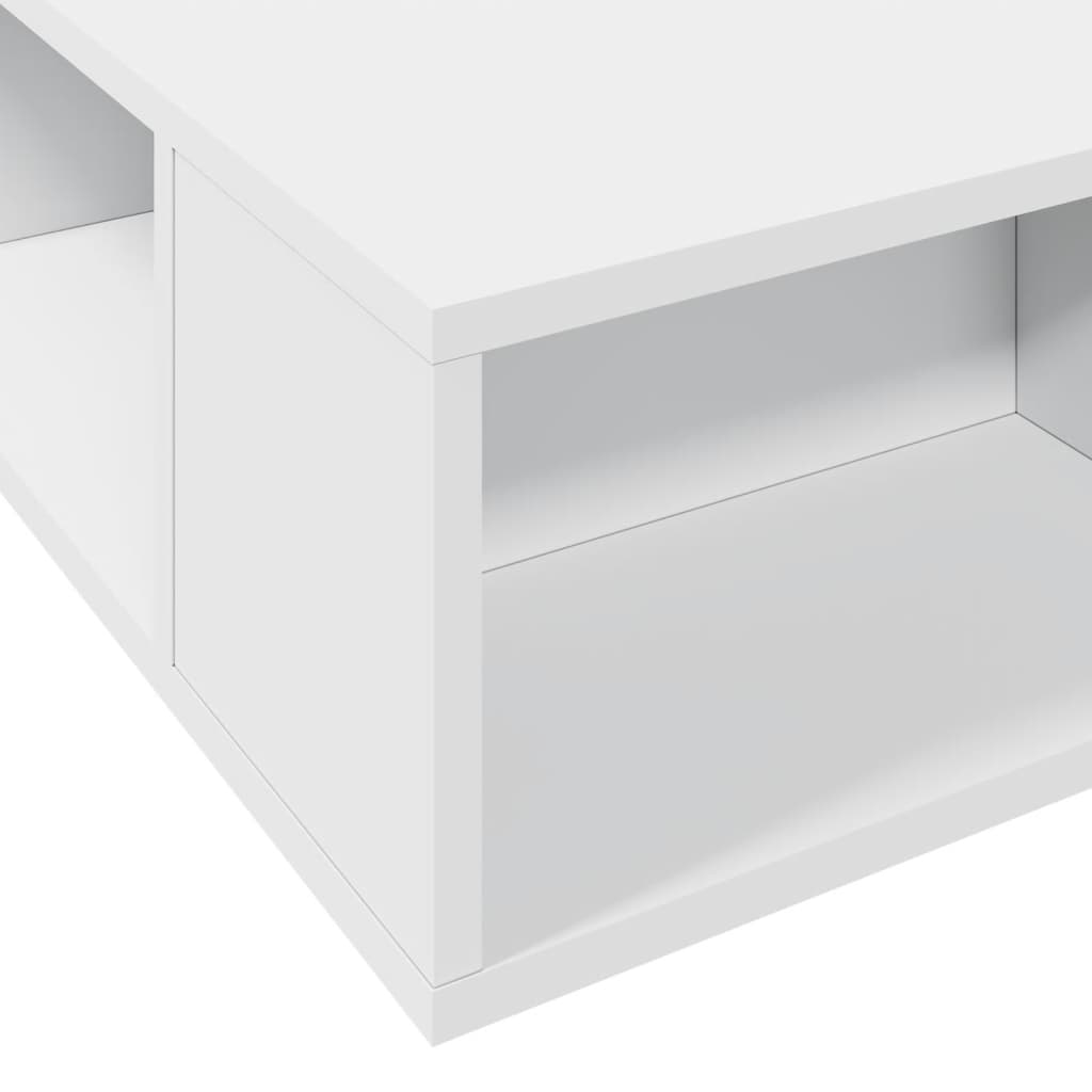 vidaXL Πλαίσιο Κρεβατιού Λευκό 160x200 εκ. Επεξεργασμένο Ξύλο