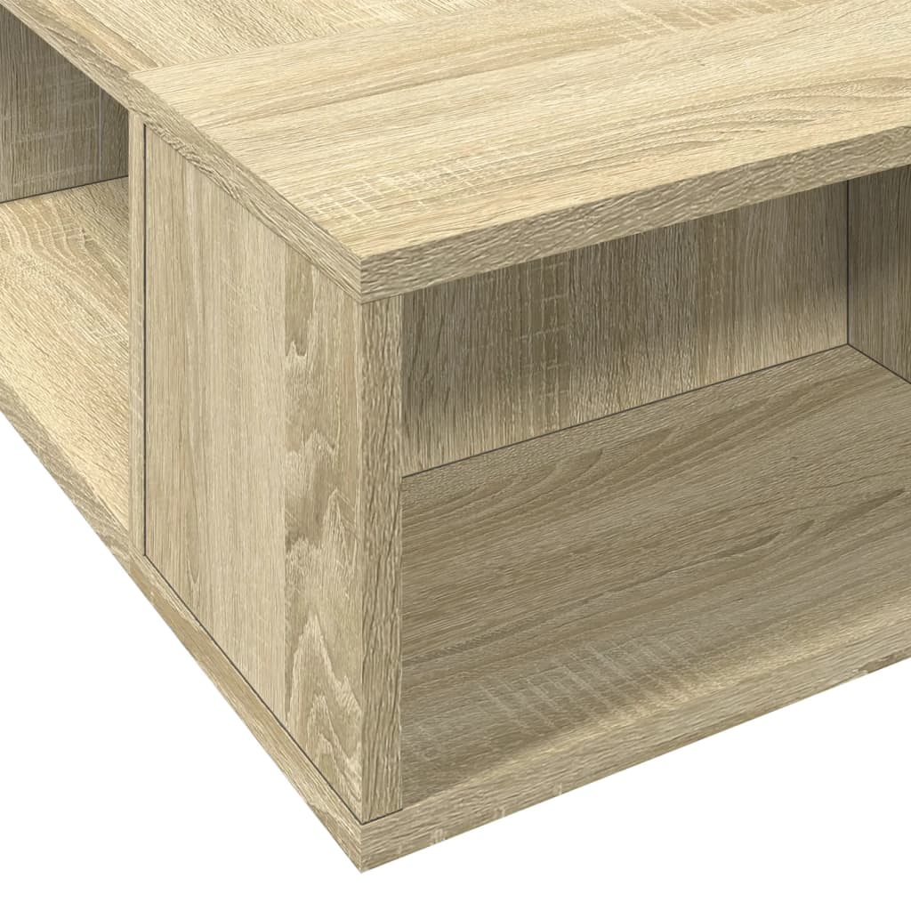 vidaXL Πλαίσιο Κρεβατιού Sonoma Δρυς 75 x 190 εκ. Επεξεργασμένο Ξύλο